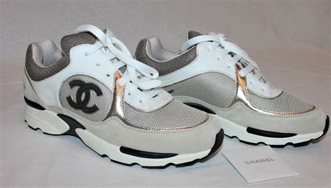 chanel look alike tennis shoes|two tone Chanel style shoes.